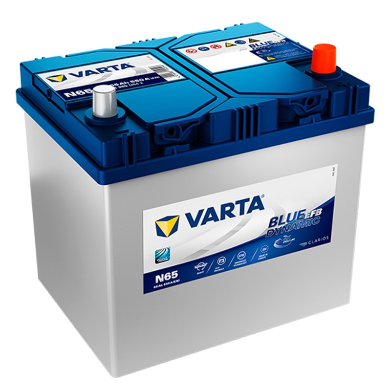 VARTA BLUE Dynamic EFB 65AH 650A232x173x225 N65