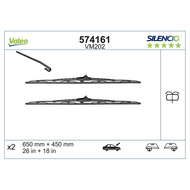 Spazzole tergicristalli - VALEO