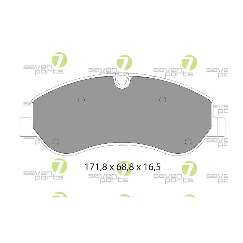 Pastiglie freno asse anteriore - SEVEN