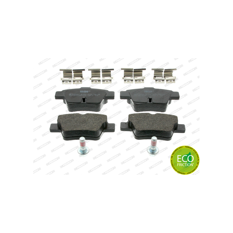 Pastiglie freno asse posteriore - FERODO