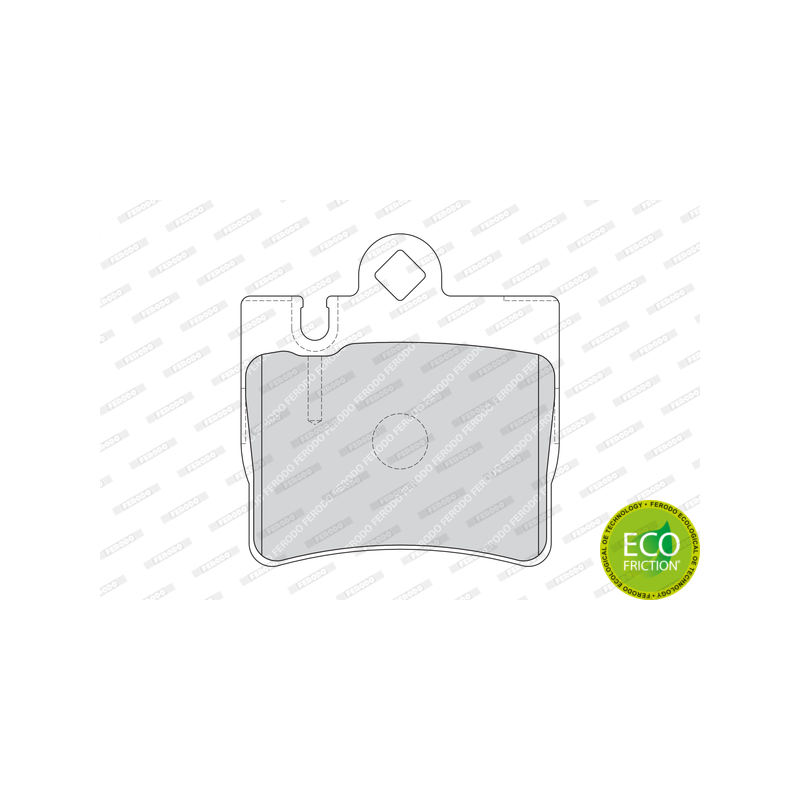 Pastiglie freno asse posteriore - FERODO