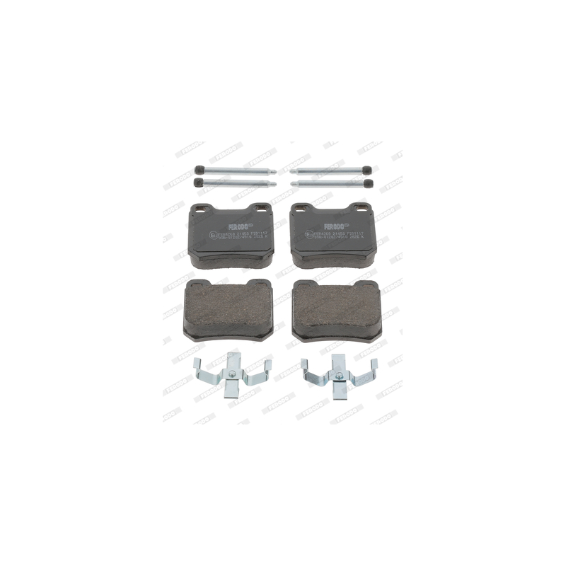 Pastiglie freno asse posteriore - FERODO