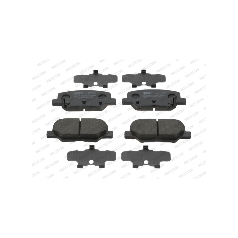 Pastiglie freno asse posteriore - FERODO