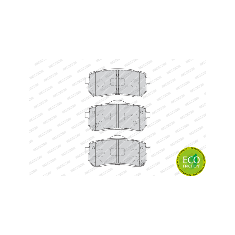 Pastiglie freno asse posteriore - FERODO