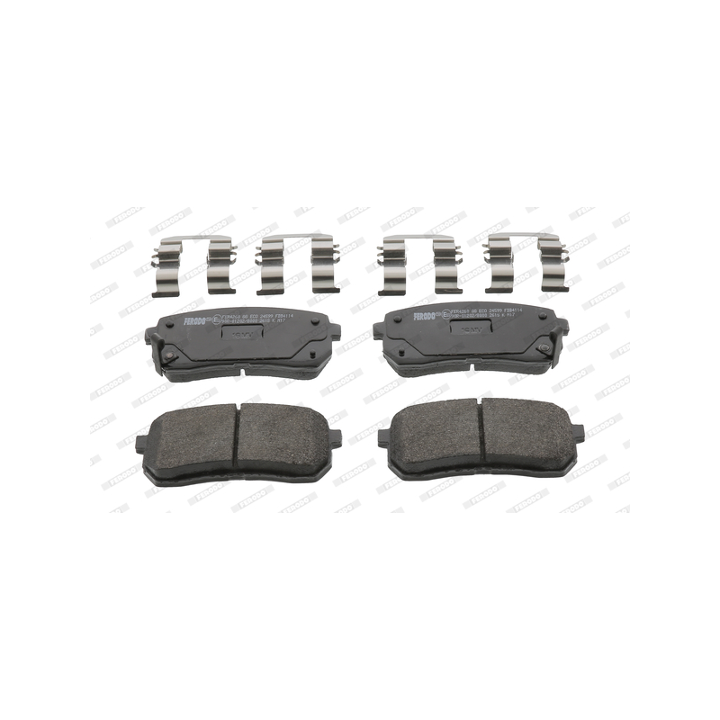 Pastiglie freno asse posteriore - FERODO