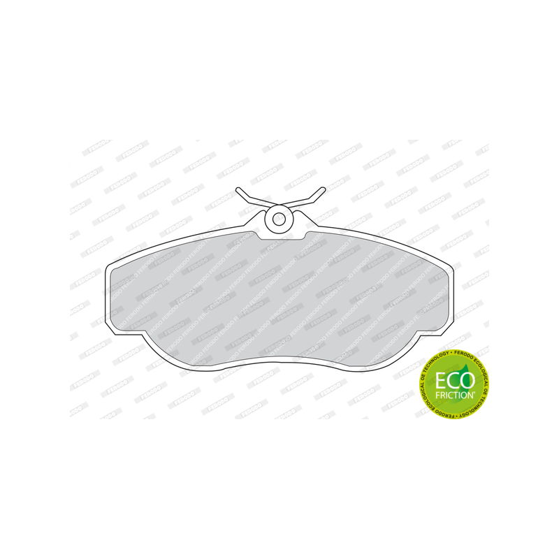 Pastiglie freno asse anteriore - FERODO