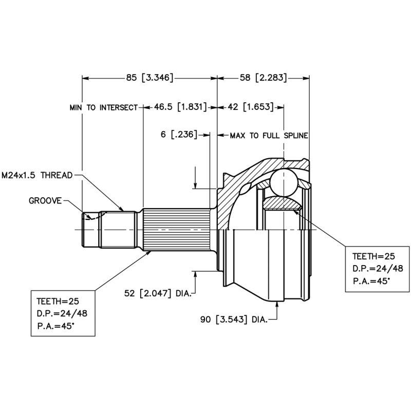 Giunto omocinetico - VEMA