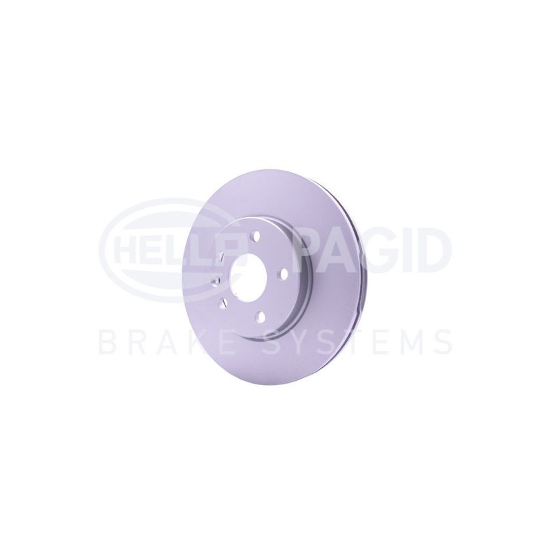 Disco freno asse anteriore - HELLA BRAKE