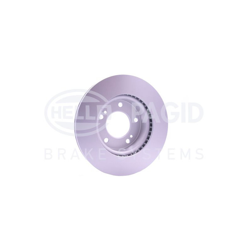 Disco freno asse anteriore - HELLA BRAKE