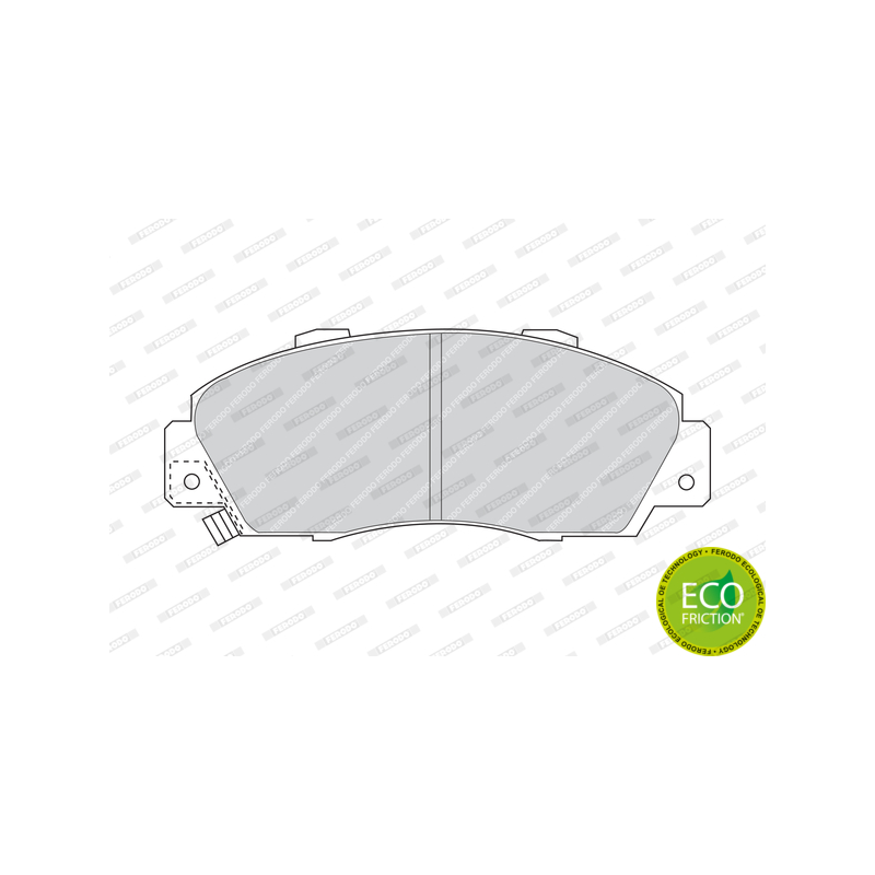 Pastiglie freno asse anteriore - FERODO