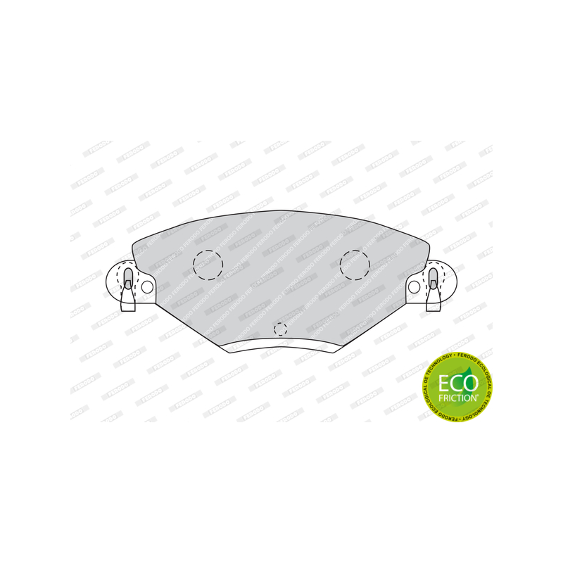 Pastiglie freno asse anteriore - FERODO