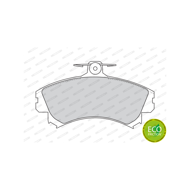 Pastiglie freno asse anteriore - FERODO