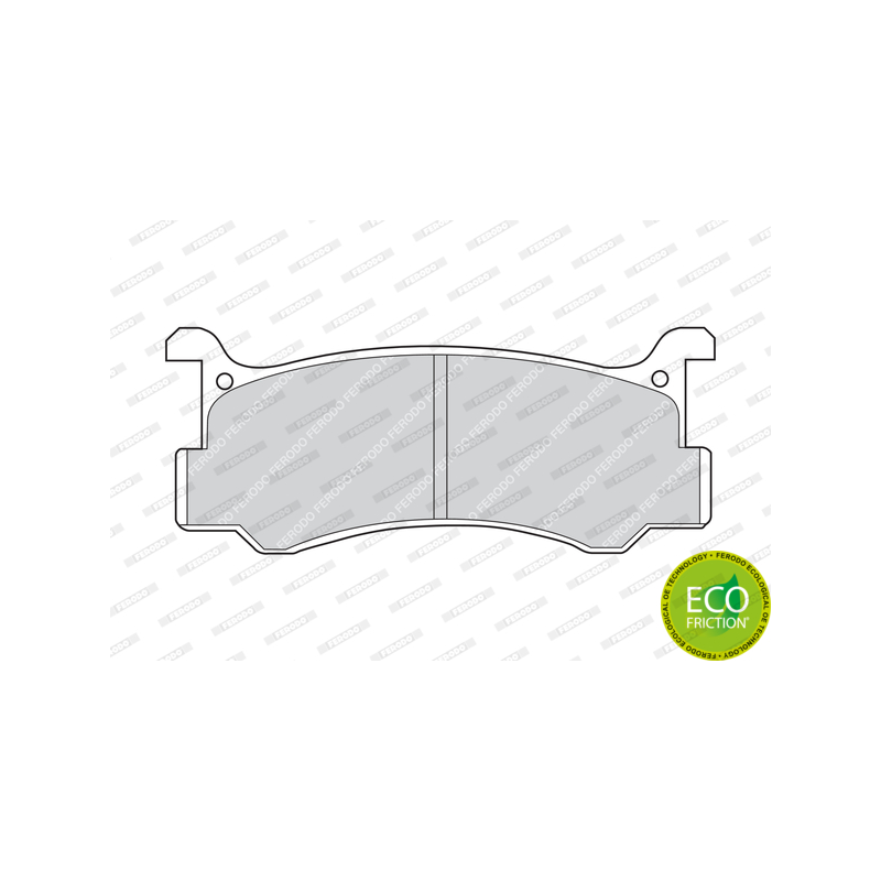Pastiglie freno asse posteriore - FERODO