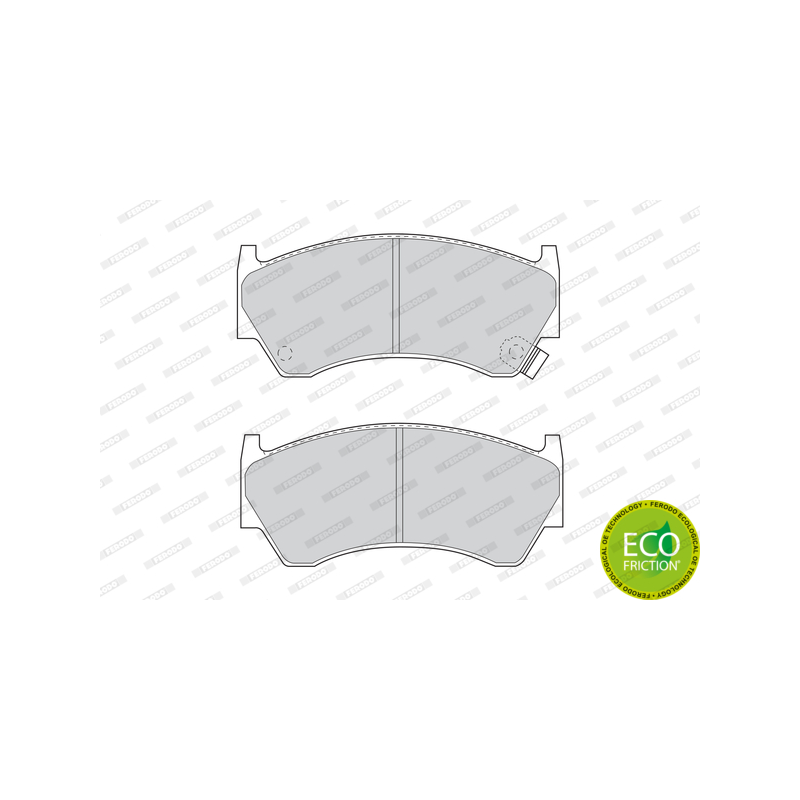 Pastiglie freno asse anteriore - FERODO