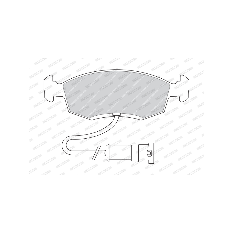 Pastiglie freno asse anteriore - FERODO