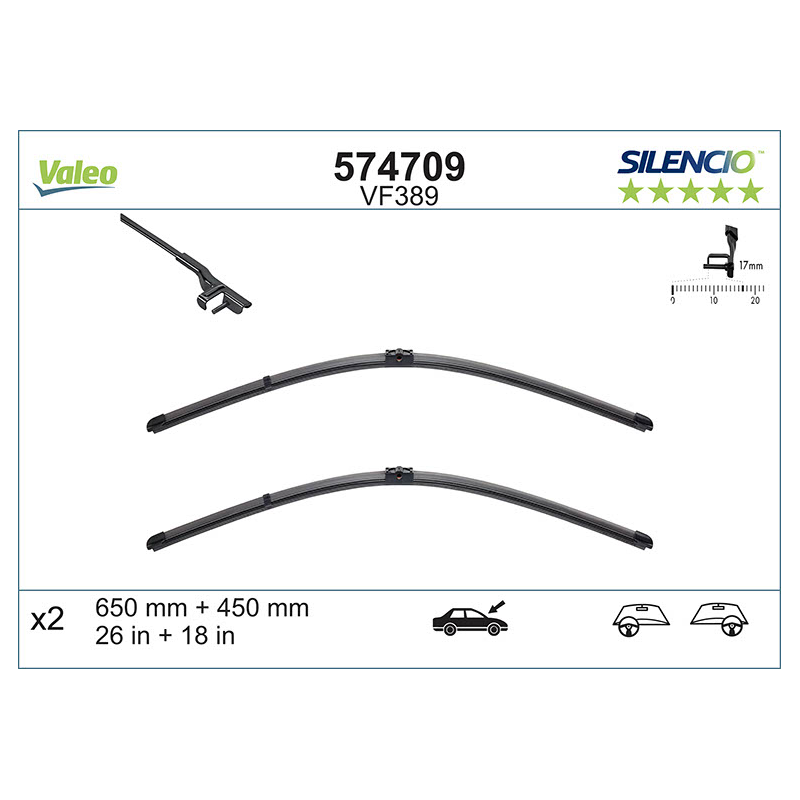 Spazzole tergicristalli - VALEO