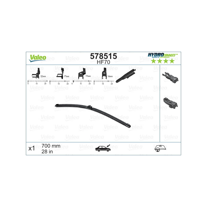 Spazzole tergicristalli - VALEO