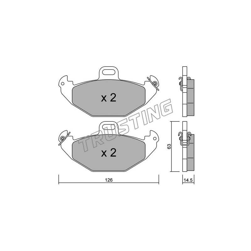 Ganasce freno - TRUSTING