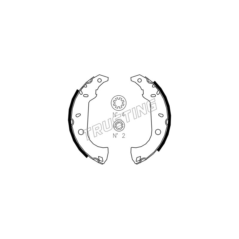 Ganasce freno - TRUSTING