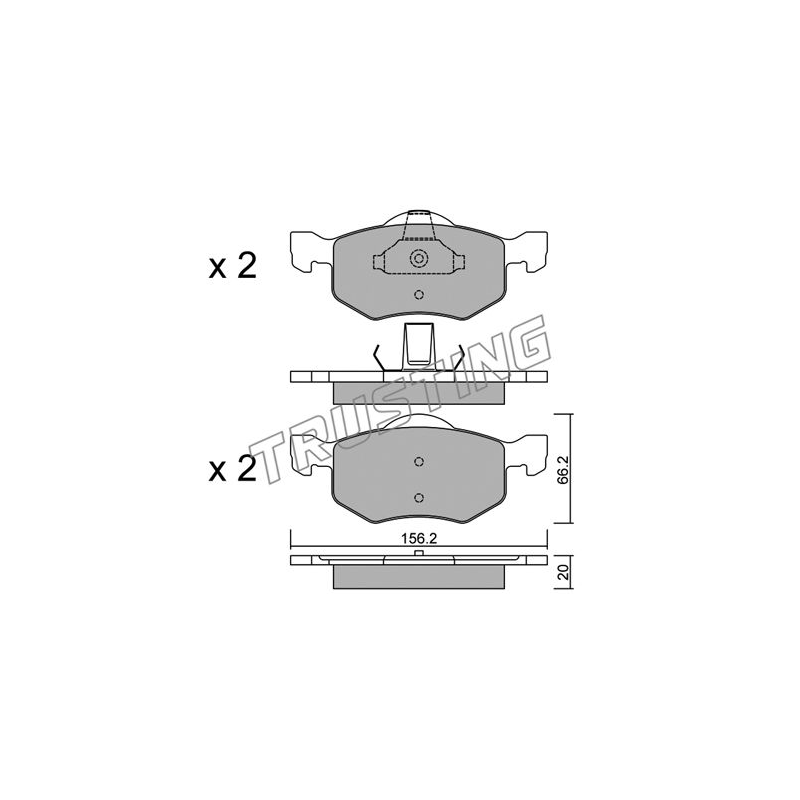 Ganasce freno - TRUSTING