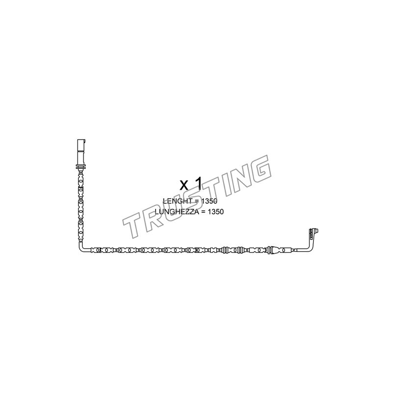 Indicatore usura freno asse anteriore - TRUSTING