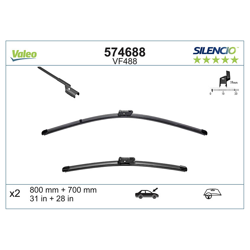 Spazzole tergicristalli - VALEO