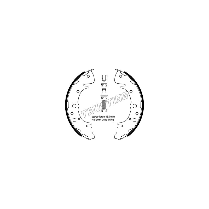 Ganasce freno - TRUSTING