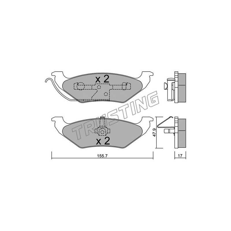 Ganasce freno - TRUSTING