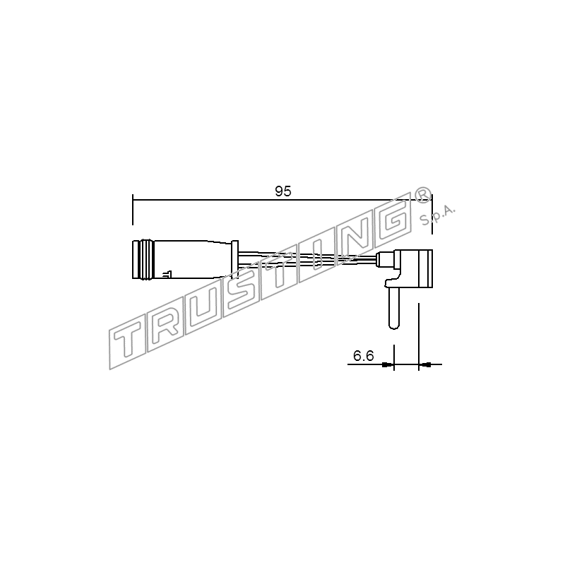 Indicatore usura freno asse anteriore - TRUSTING