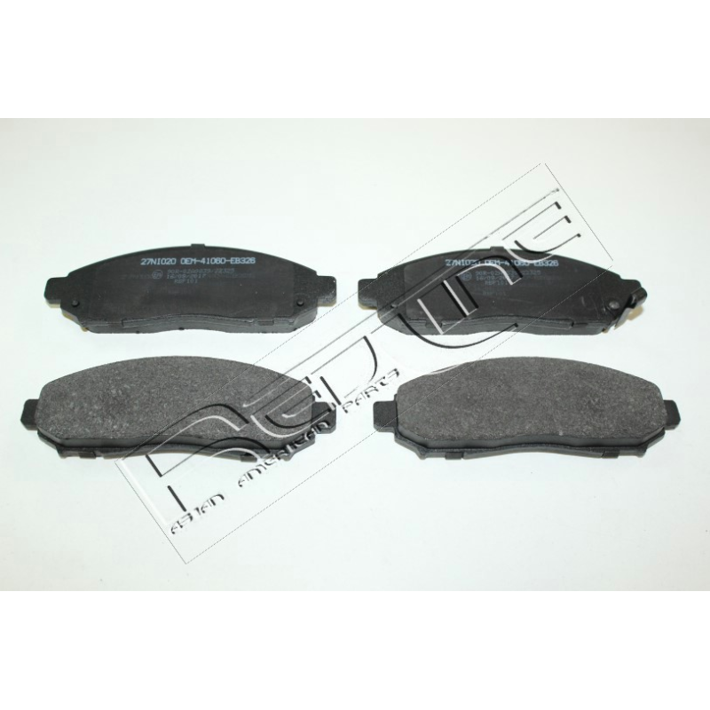 Pastiglie freno asse anteriore - BBF-RED LINE