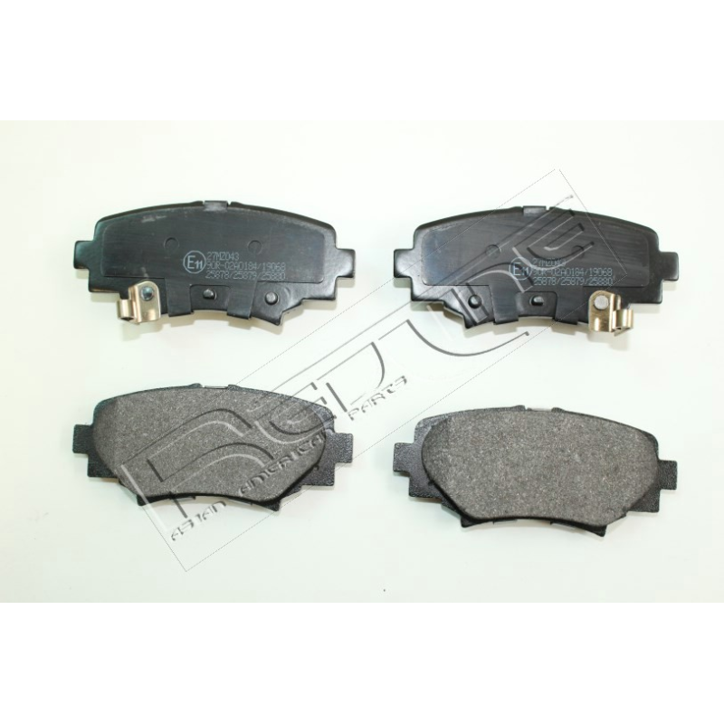 Pastiglie freno asse posteriore - BBF-RED LINE