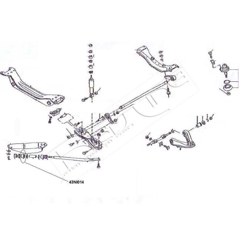 Boccola barra antirollio - BBF-RED LINE