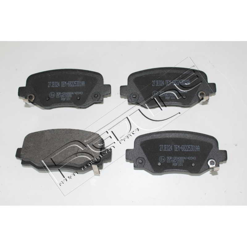 Pastiglie freno asse posteriore - BBF-RED LINE