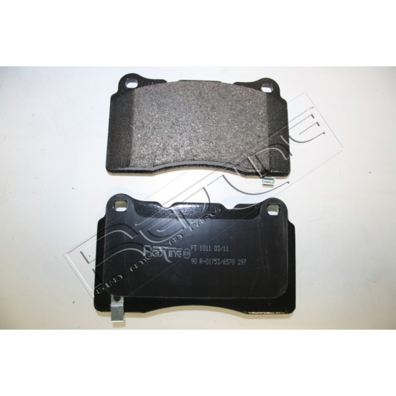 Pastiglie freno asse anteriore - BBF-RED LINE