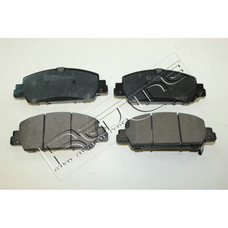 Pastiglie freno asse anteriore - BBF-RED LINE