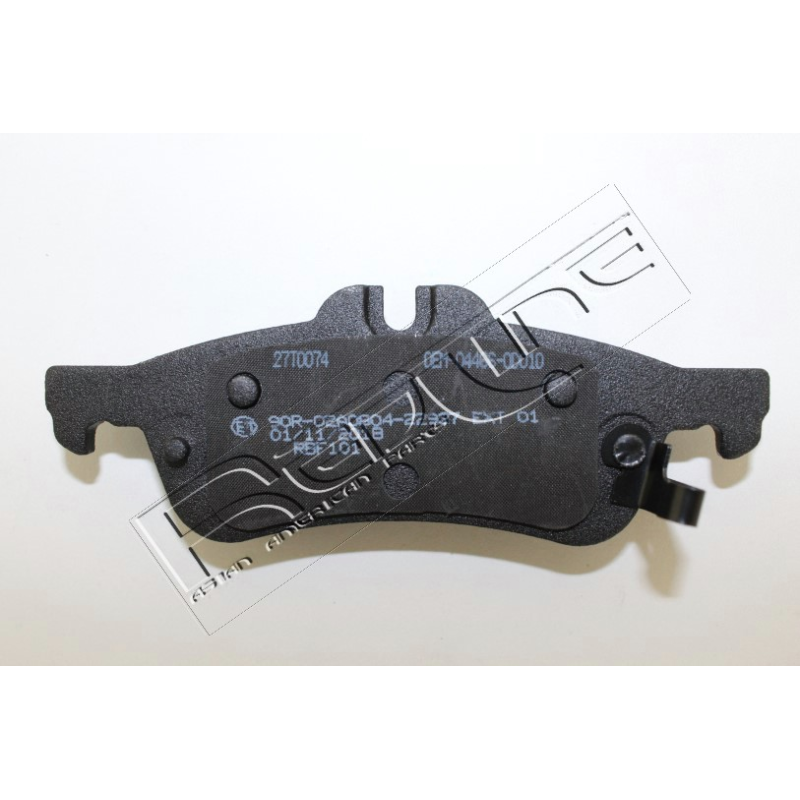 Pastiglie freno asse posteriore - BBF-RED LINE