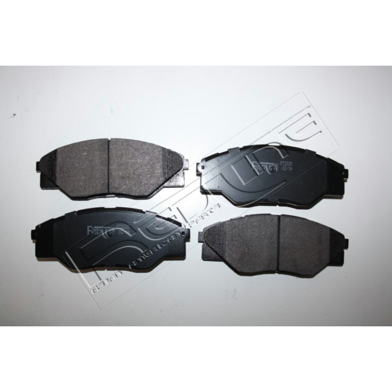 Pastiglie freno asse anteriore - BBF-RED LINE