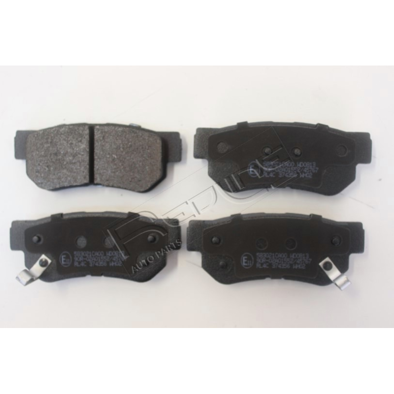 Pastiglie freno asse posteriore - BBF-RED LINE