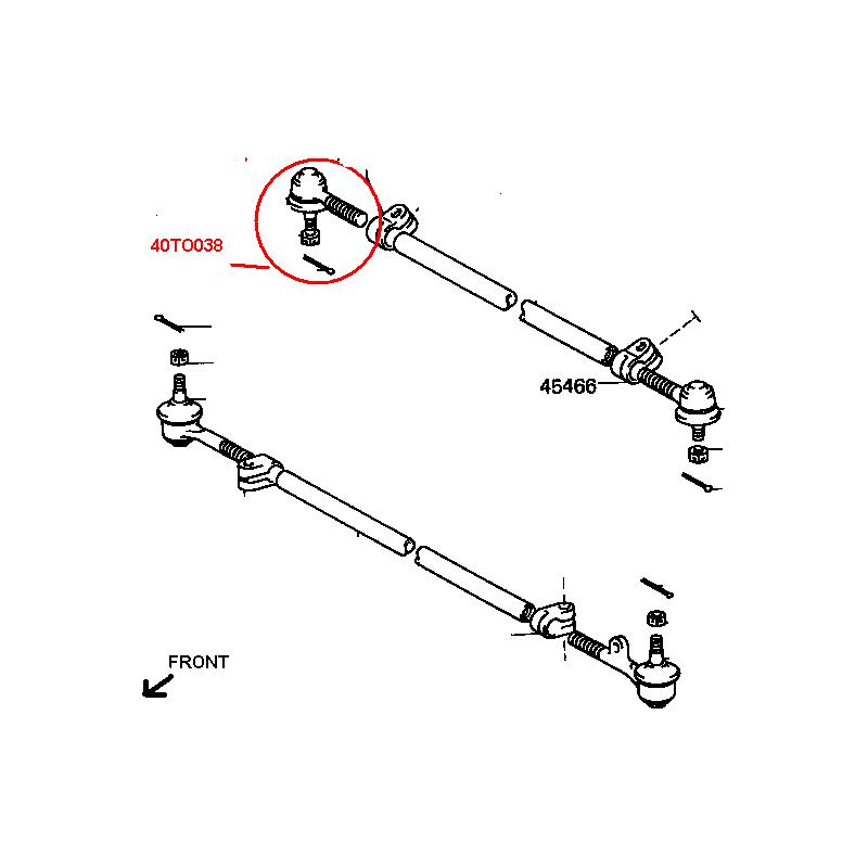 Testa sterzo - BBF-RED LINE