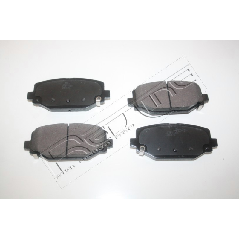 Pastiglie freno asse posteriore - BBF-RED LINE