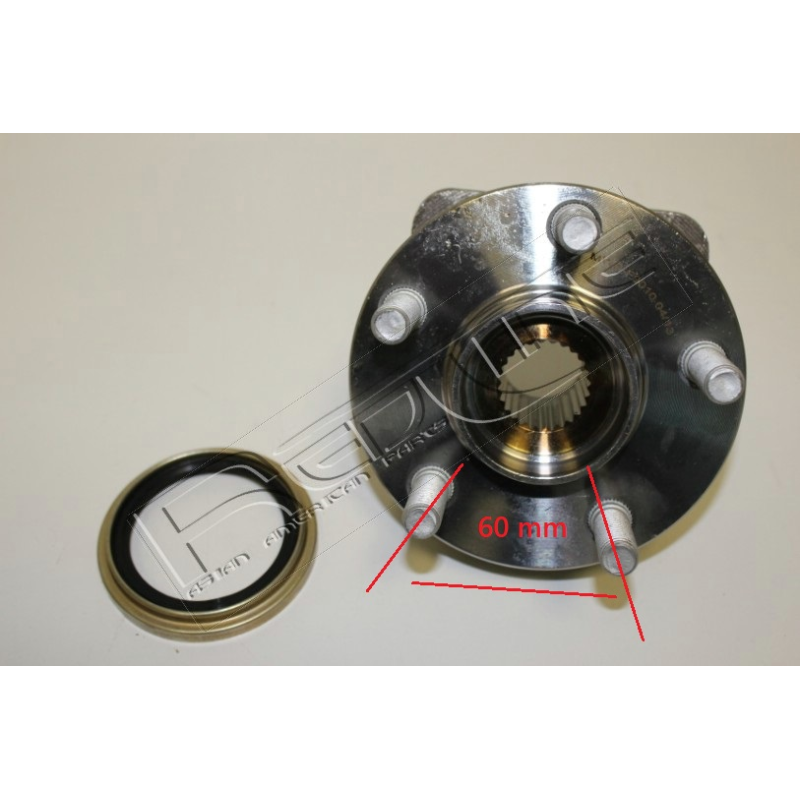 Mozzo ruota asse anteriore - BBF-RED LINE