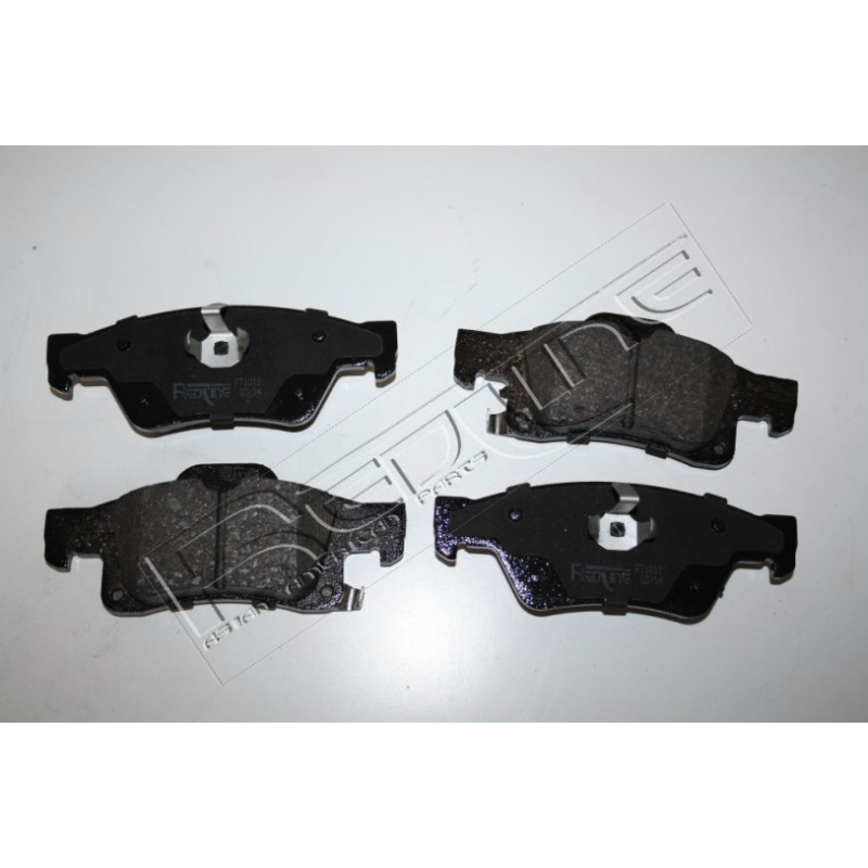 Pastiglie freno asse posteriore - BBF-RED LINE