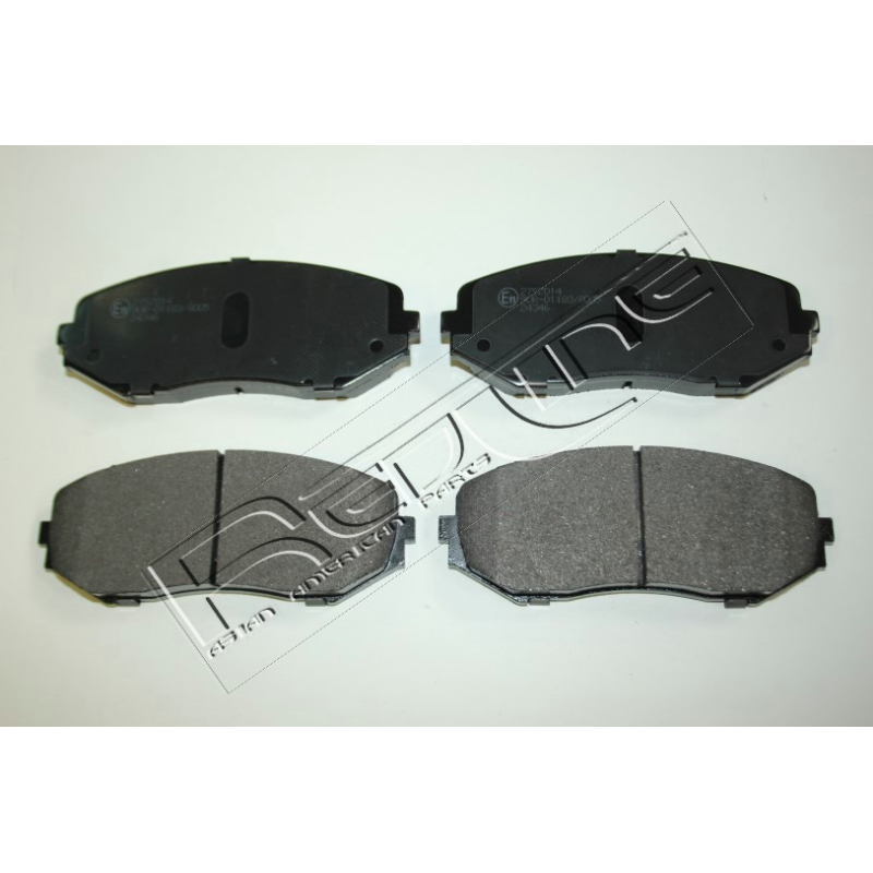 Pastiglie freno asse anteriore - BBF-RED LINE