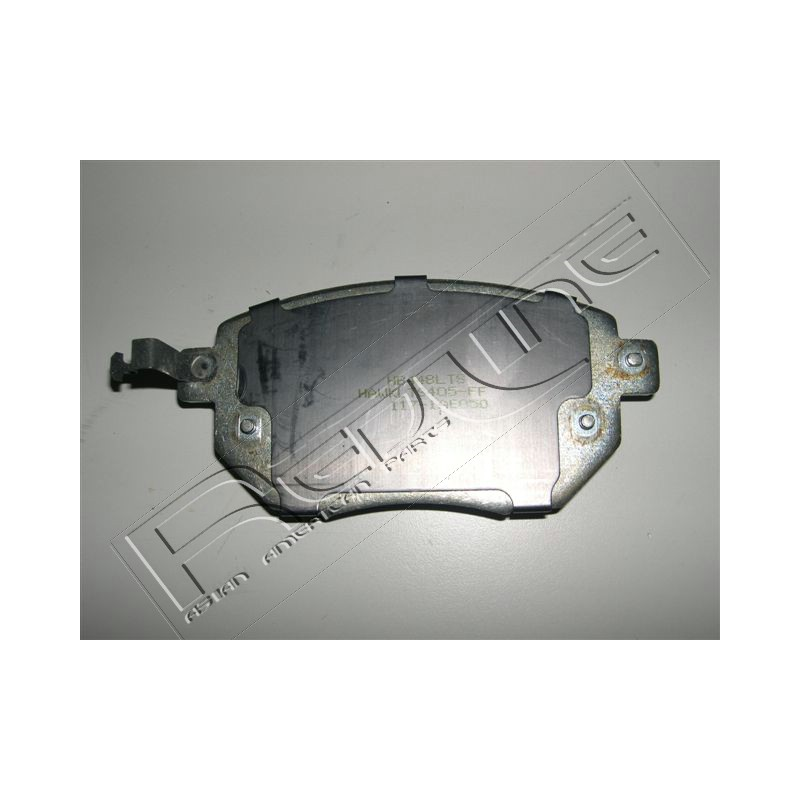 Pastiglie freno asse anteriore - BBF-RED LINE