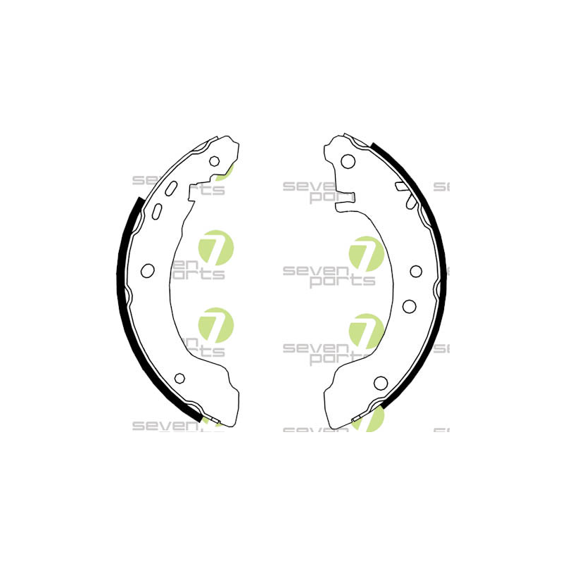 Pastiglie freno asse posteriore - SEVEN