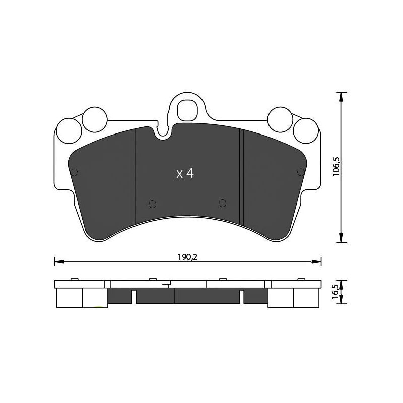 Pastiglie freno asse anteriore - SEVEN