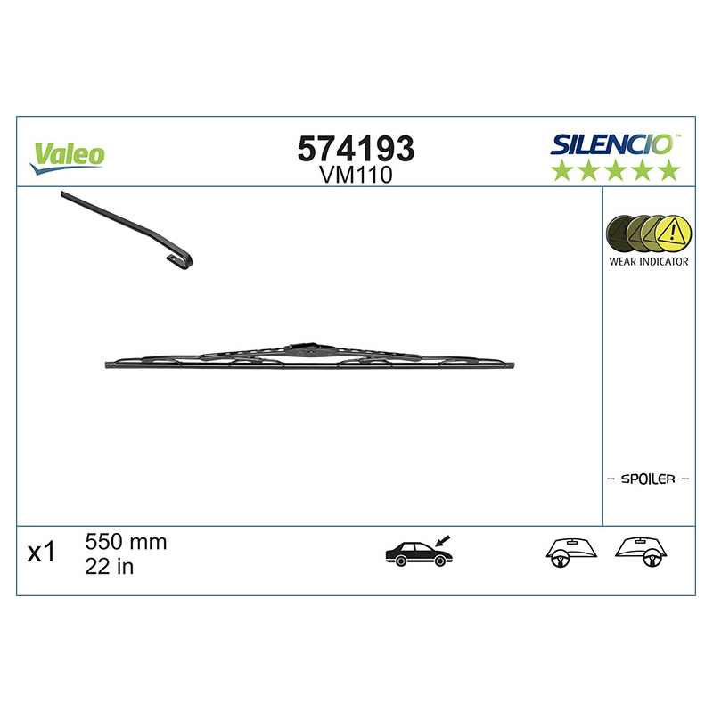 Spazzole tergicristalli - VALEO