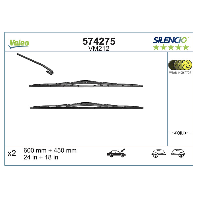 Spazzole tergicristalli - VALEO