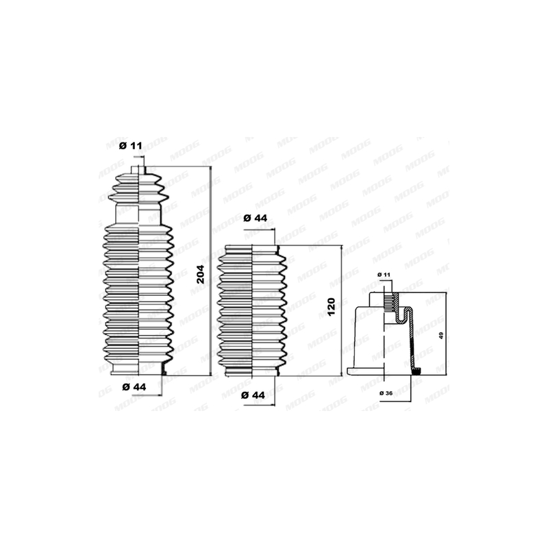 Cuffia sterzo - MOOG