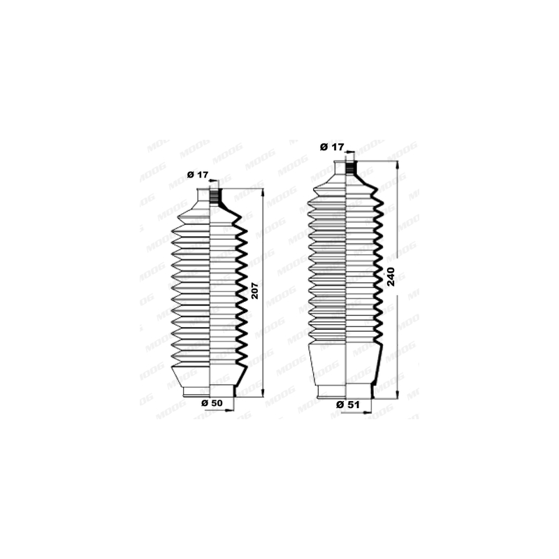 Cuffia sterzo - MOOG